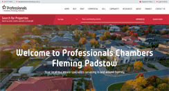 Desktop Screenshot of professionalspadstow.com.au