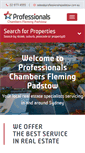 Mobile Screenshot of professionalspadstow.com.au